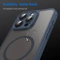 Калъф за iPhone 15 Pro Max - HaloFrost II MagSafe - Тъмно Blue