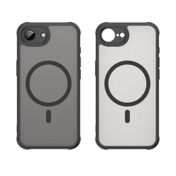 Калъф за iPhone 16e - HaloFrost II MagSafe - Черен