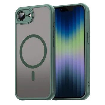 Калъф за iPhone 16e - HaloFrost II MagSafe - Зелен