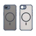 Калъф за iPhone 16e - HaloFrost II MagSafe - Тъмно Blue