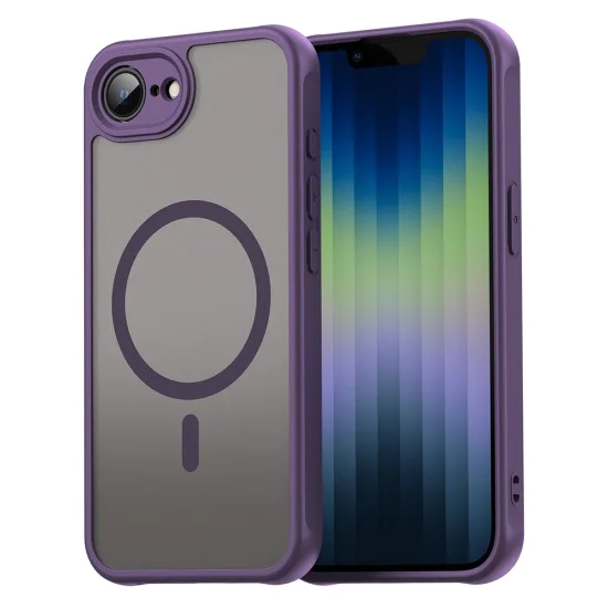 Калъф за iPhone 16e - HaloFrost II MagSafe - Лилав