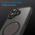 Калъф за iPhone 16 - HaloFrost II MagSafe - Черен