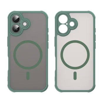 Калъф за iPhone 16 - HaloFrost II MagSafe - Зелен