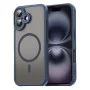 Калъф за iPhone 16 - HaloFrost II MagSafe - Тъмно Blue