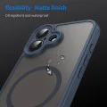 Калъф за iPhone 16 - HaloFrost II MagSafe - Тъмно Blue