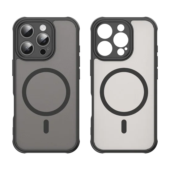 Калъф за iPhone 16 Pro - HaloFrost II MagSafe - Черен