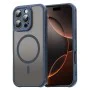 Калъф за iPhone 16 Pro - HaloFrost II MagSafe - Тъмно Blue