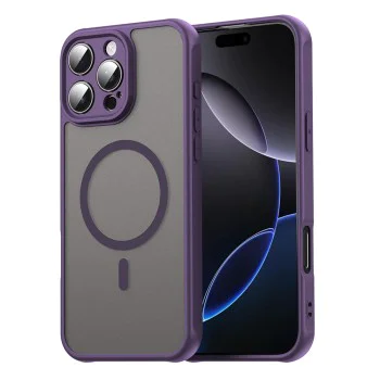 Калъф за iPhone 16 Pro Max - HaloFrost II MagSafe - Лилав