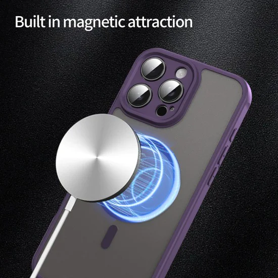 Калъф за iPhone 16 Pro Max - HaloFrost II MagSafe - Лилав