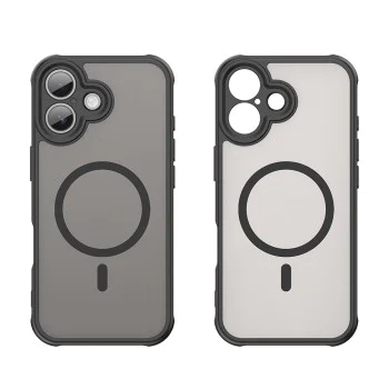 Калъф за iPhone 17 - HaloFrost II MagSafe - Черен
