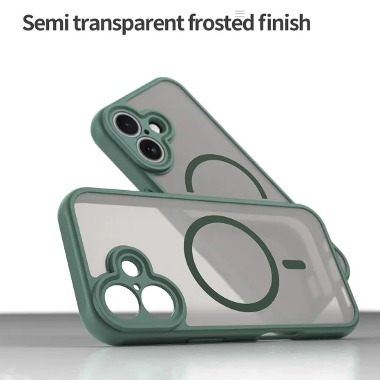 Калъф за iPhone 17 - HaloFrost II MagSafe - Зелен