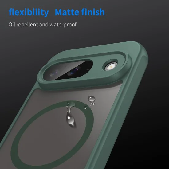 Калъф за Google Pixel 9 - HaloFrost II MagSafe - Зелен