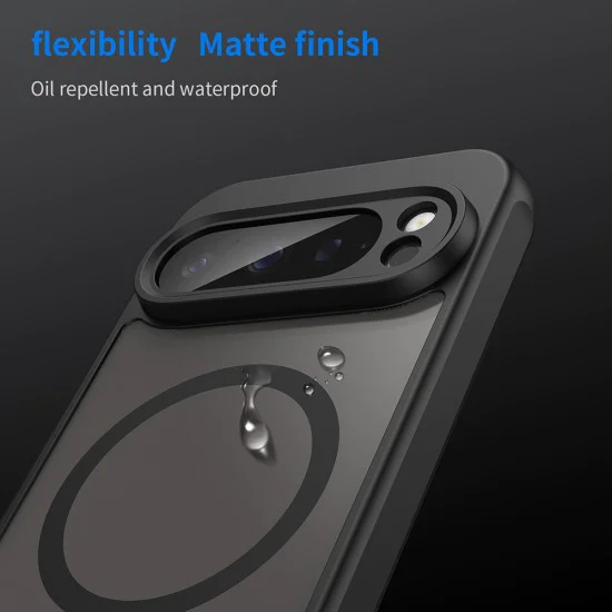 Калъф за Google Pixel 9 Pro - HaloFrost II MagSafe - Черен