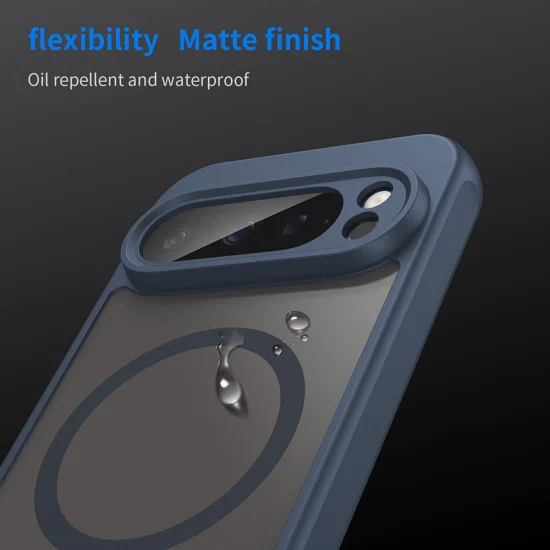 Калъф за Google Pixel 9 Pro - HaloFrost II MagSafe - Тъмно Blue