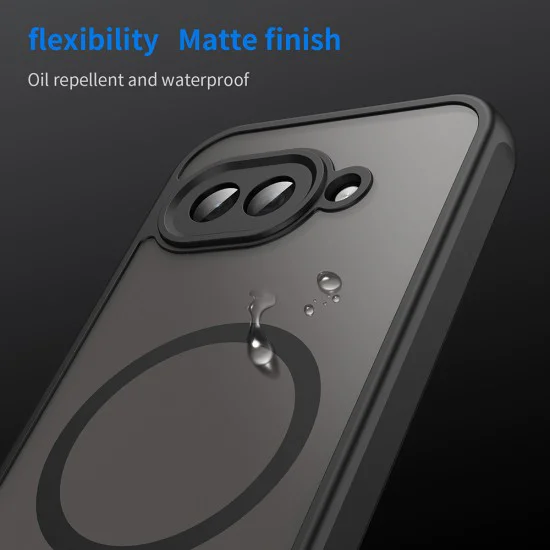 Калъф за Google Pixel 9a - HaloFrost II MagSafe - Черен