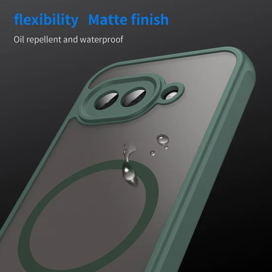 Калъф за Google Pixel 9a - HaloFrost II MagSafe - Зелен