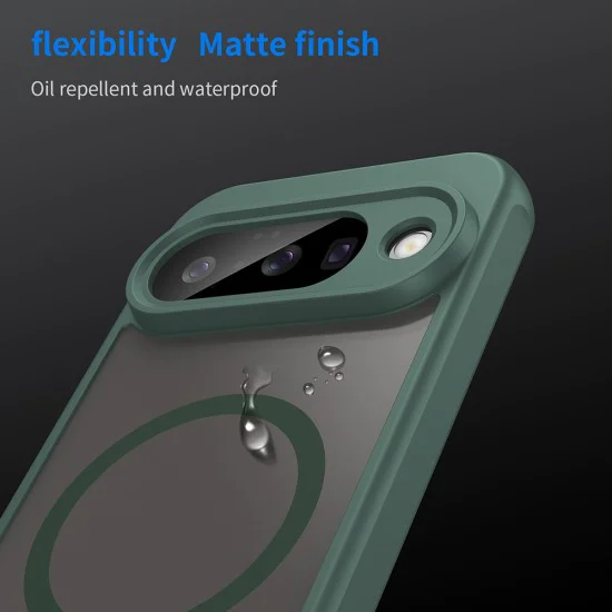 Калъф за Google Pixel 10 Pro - Techsuit - HaloFrost II MagSafe - Зелен