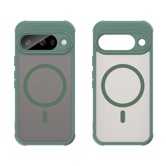 Калъф за Google Pixel 10 Pro - Techsuit - HaloFrost II MagSafe - Зелен