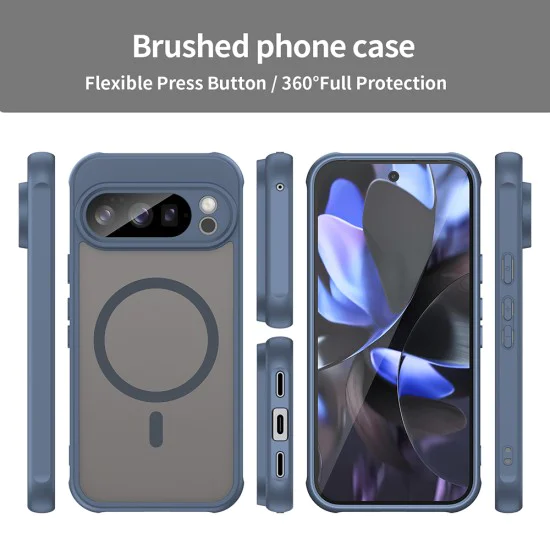 Калъф за Google Pixel 10 Pro - Techsuit - HaloFrost II MagSafe - Син