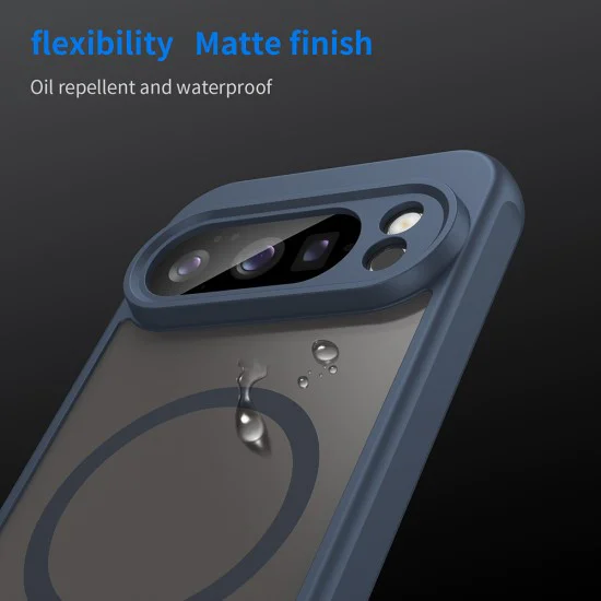 Калъф за Google Pixel 10 Pro - Techsuit - HaloFrost II MagSafe - Син