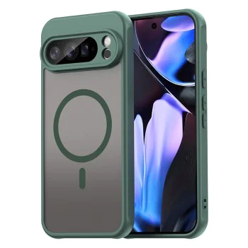 Калъф за Google Pixel 10 Pro XL - Techsuit - HaloFrost II MagSafe - Зелен