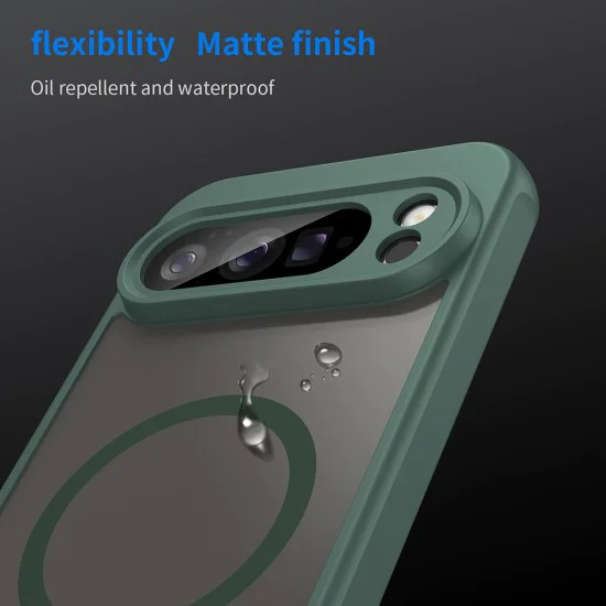Калъф за Google Pixel 10 Pro XL - Techsuit - HaloFrost II MagSafe - Зелен