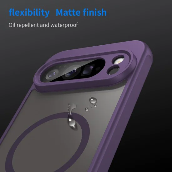 Калъф за Google Pixel 10 Pro XL - Techsuit - HaloFrost II MagSafe - Лилав