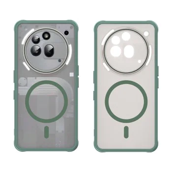 Case for Nothing Phone (3a) Pro - HaloFrost II MagSafe - Зелен