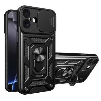 Калъф за iPhone 17 - Techsuit - CamShield Series - Черен