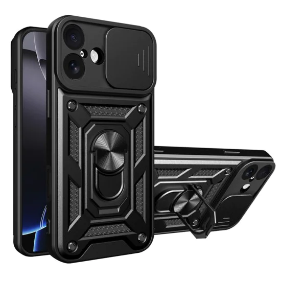 Калъф за iPhone 17 - Techsuit - CamShield Series - Черен
