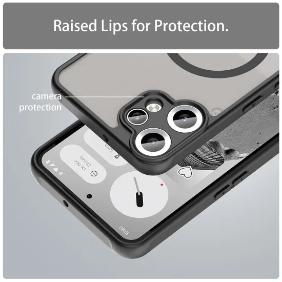 Калъф за Nothing CMF Phone 2 Pro - HaloFrost II MagSafe - Черен