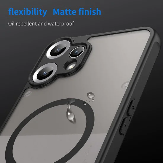 Калъф за Nothing CMF Phone 2 Pro - HaloFrost II MagSafe - Черен