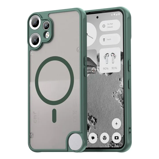 Калъф за нищо CMF Phone 2 Pro - HaloFrost II MagSafe - зелен