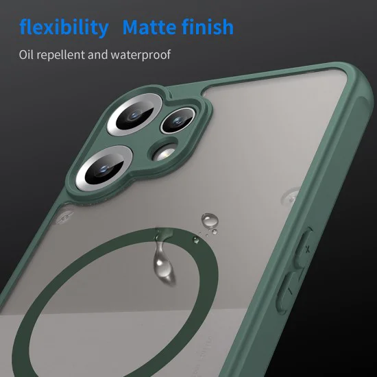 Калъф за нищо CMF Phone 2 Pro - HaloFrost II MagSafe - зелен