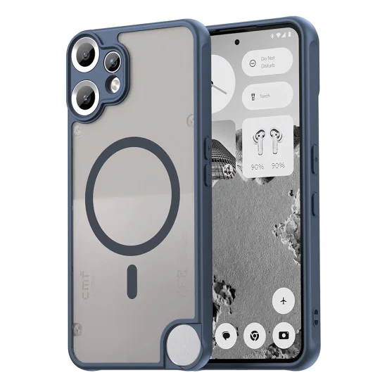 Калъф за нищо CMF Phone 2 Pro - HaloFrost II MagSafe - Тъмно Blue