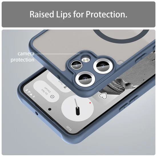 Калъф за нищо CMF Phone 2 Pro - HaloFrost II MagSafe - Тъмно Blue