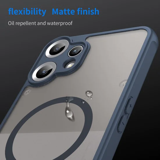 Калъф за нищо CMF Phone 2 Pro - HaloFrost II MagSafe - Тъмно Blue