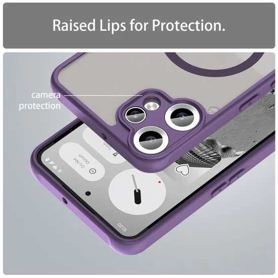 Калъф за нищо CMF Phone 2 Pro - HaloFrost II MagSafe - Лилав