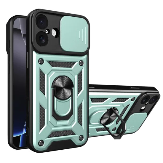 Калъф за iPhone 17 - Techsuit - CamShield Series - Зелен