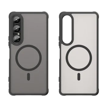 Калъф за Sony Xperia 1 VII - HaloFrost II MagSafe - Черен