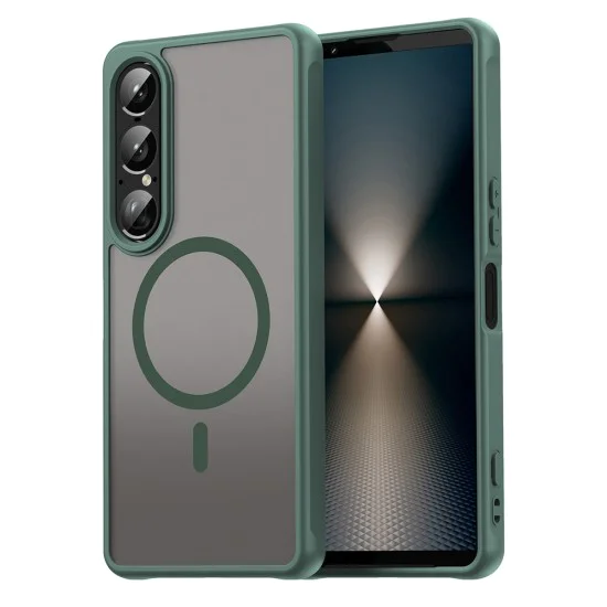 Калъф за Sony Xperia 1 VII - HaloFrost II MagSafe - Зелен