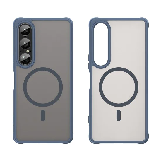 Калъф за Sony Xperia 1 VII - HaloFrost II MagSafe - Тъмно Blue