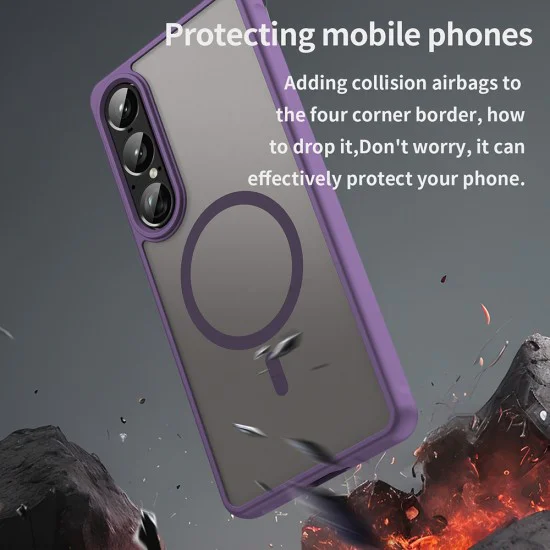 Калъф за Sony Xperia 1 VII - HaloFrost II MagSafe - Лилав