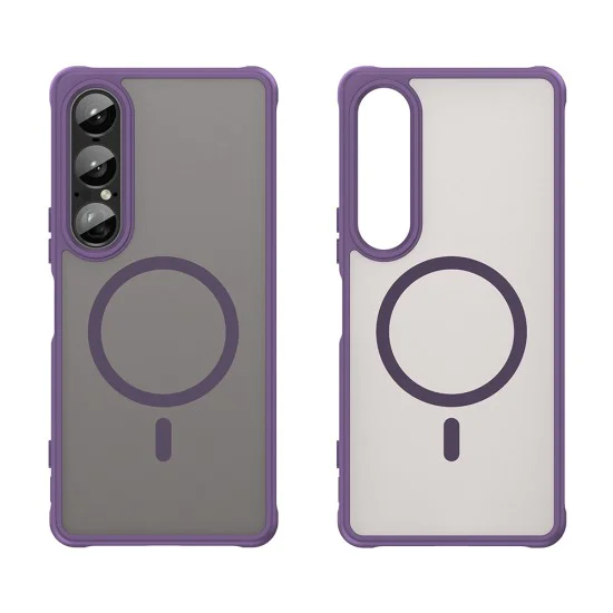 Калъф за Sony Xperia 1 VII - HaloFrost II MagSafe - Лилав