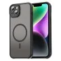 Калъф за iPhone 14 - HaloFrost II MagSafe - Черен