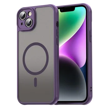 Калъф за iPhone 14 - HaloFrost II MagSafe - Лилав