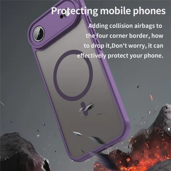 Калъф за iPhone 17 Air - HaloFrost II MagSafe - Лилав