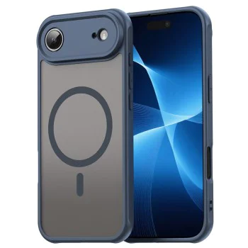 Калъф за iPhone 17 Air - HaloFrost II MagSafe - Navy Blue