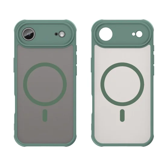 Калъф за iPhone 17 Air - HaloFrost II MagSafe - Зелен