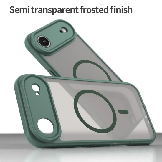Калъф за iPhone 17 Air - HaloFrost II MagSafe - Зелен